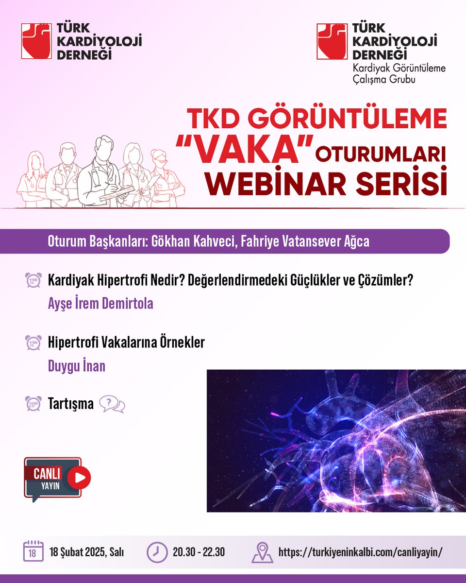 Türk Kardiyoloji Derneği: Kardiyak Hipertrofi Üzerine Önemli Vaka Oturumu