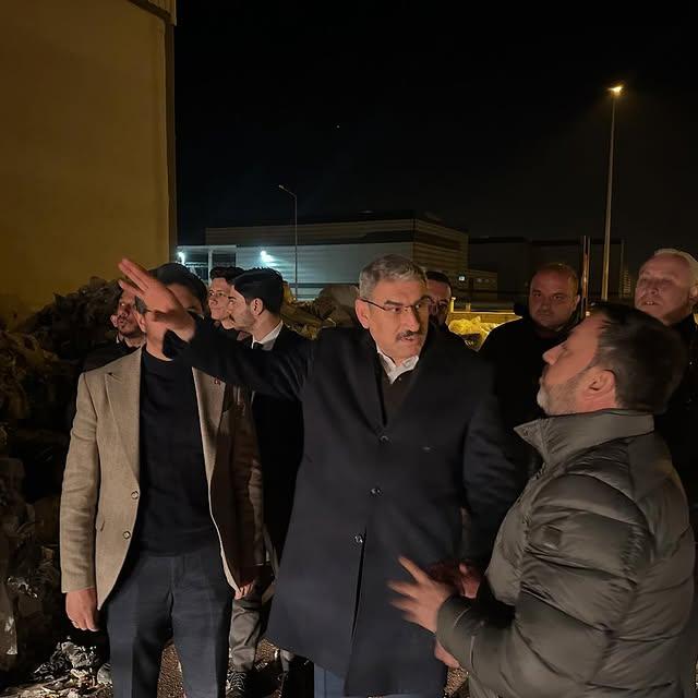 AK Parti Niğde Milletvekili Cevahir Uzkurt, Bor'daki Yangına Yönelik İncelemelerde Bulundu