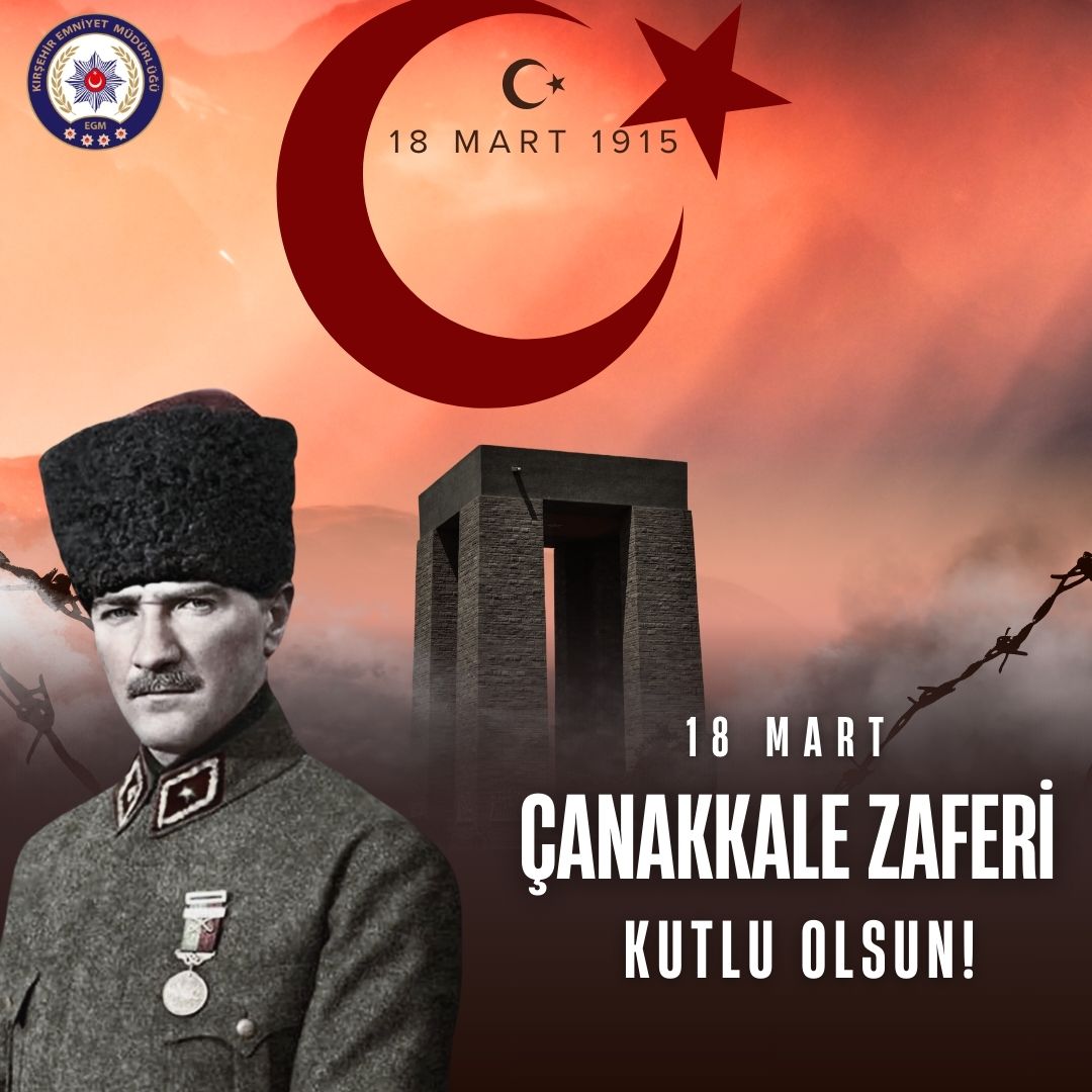 Kırşehir Emniyeti, Çanakkale Zaferi'nin 110. Yıl Dönümünü Andı