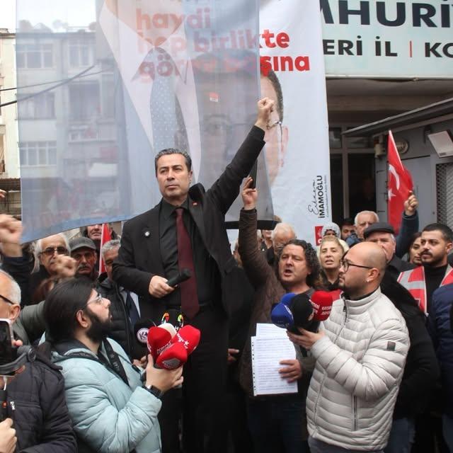 CHP Kayseri İl Başkanı, İmamoğlu'na Yönelik Hukuki Süreçlere Eleştiri Getirdi