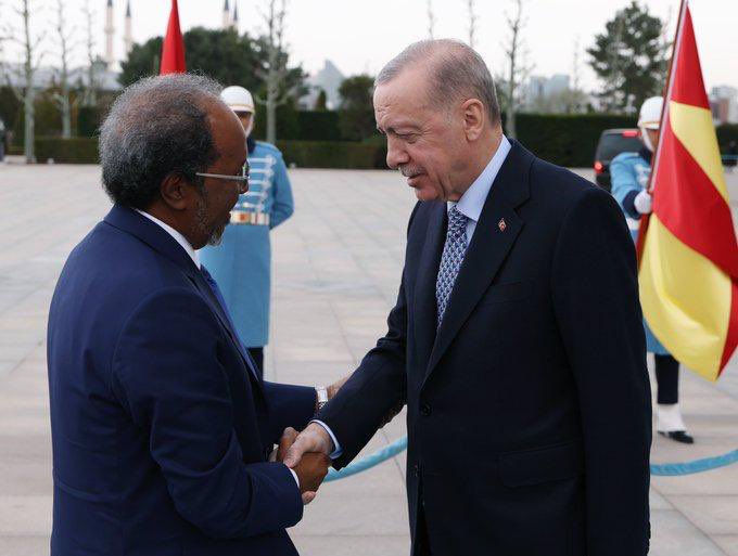 Erdoğan, Somali Cumhurbaşkanı ile Görüşme Gerçekleştirdi