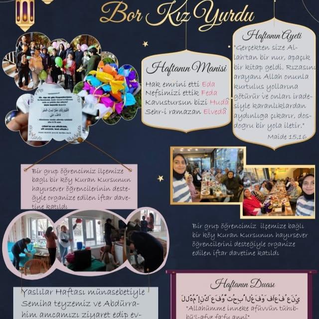 Bor Yurdu Okulu Öğrencileri, Dördüncü Ramazan Özel Sayısını Yayınladı