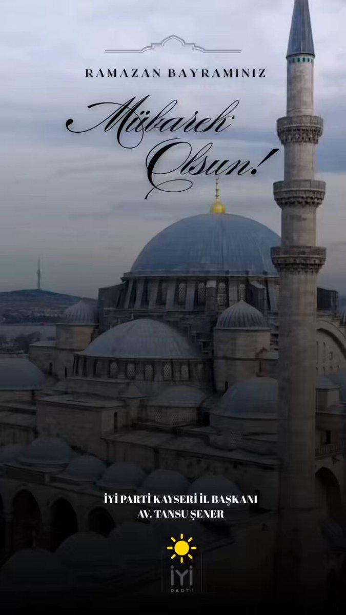 İyi Parti Kayseri, Ramazan Bayramı'nda Bayramaşması Programı Düzenliyor