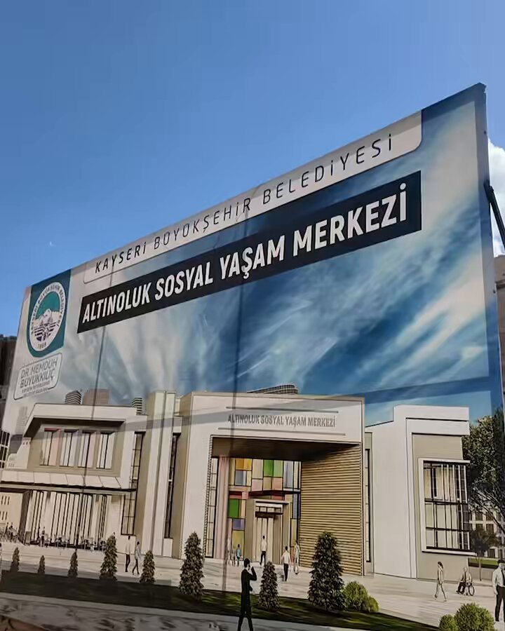 Altınoluk Sosyal Yaşam Merkezi'nde İkinci Aşama Çalışmaları Devam Ediyor