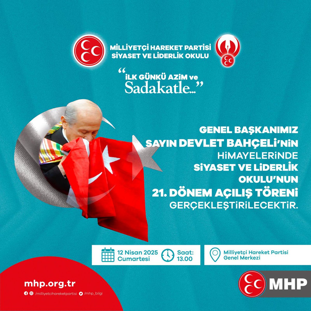 MHP, Siyaset ve Liderlik Okulu'nun Yeni Dönem Açılışını Gerçekleştiriyor