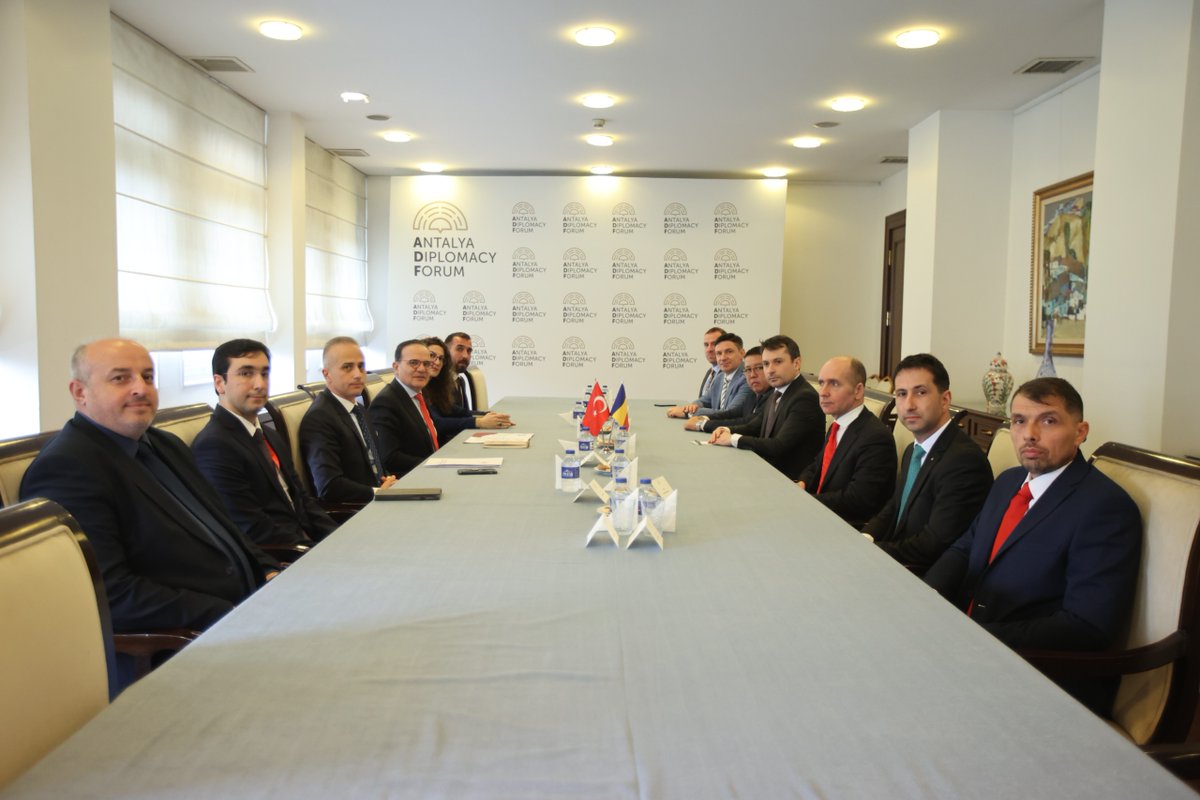 Dışişleri Bakan Yardımcısı Bozay, Romanya'lı Meşgul ile Bir Arada Bulundu