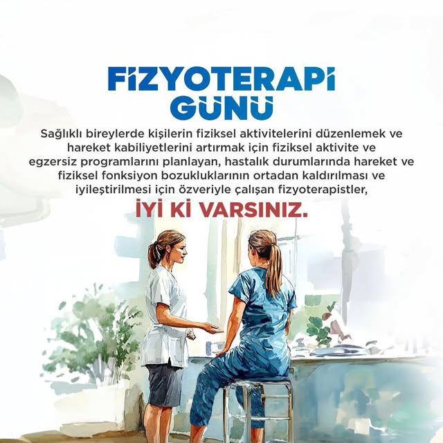 Niğde Eğitim ve Araştırma Hastanesi'nde Fizyoterapistlere Özel Kutlama