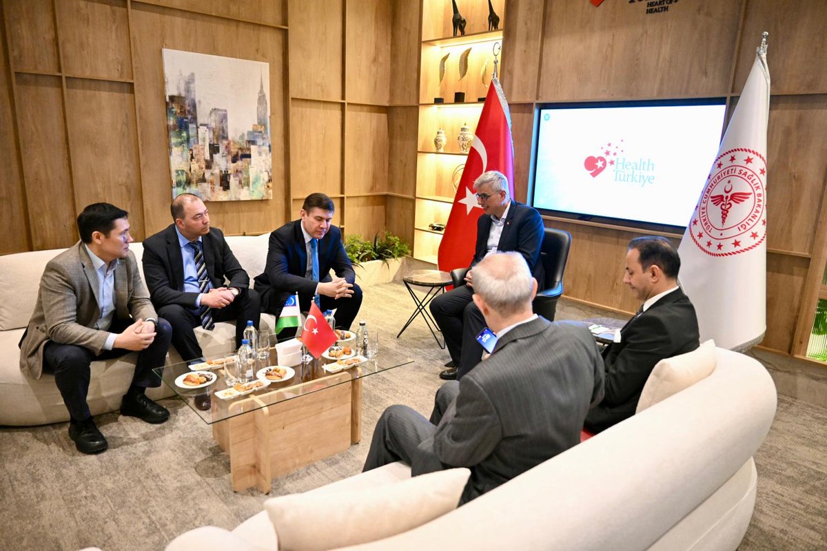 Sağlık Bakanı, Özbekistanlı Heyetle Görüşme Gerçekleştirdi