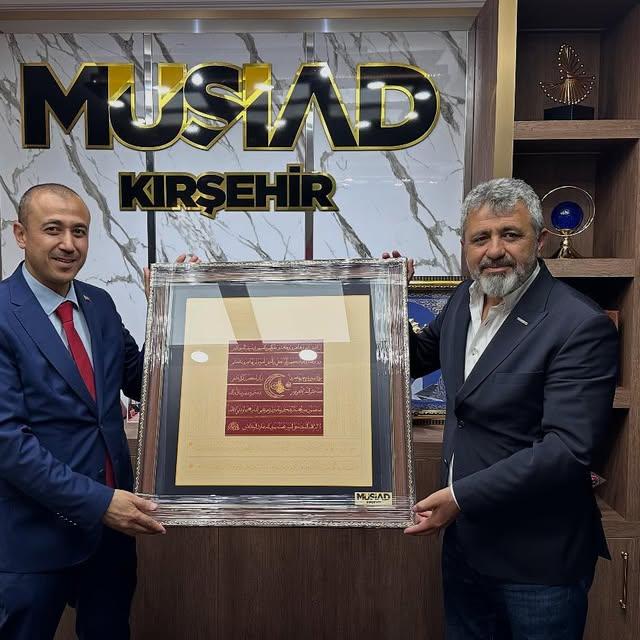 MÜSİAD Kırşehir Başkanı Ali Rıza Aslanı Ziyaret Eden RTÜK Yetkilileri