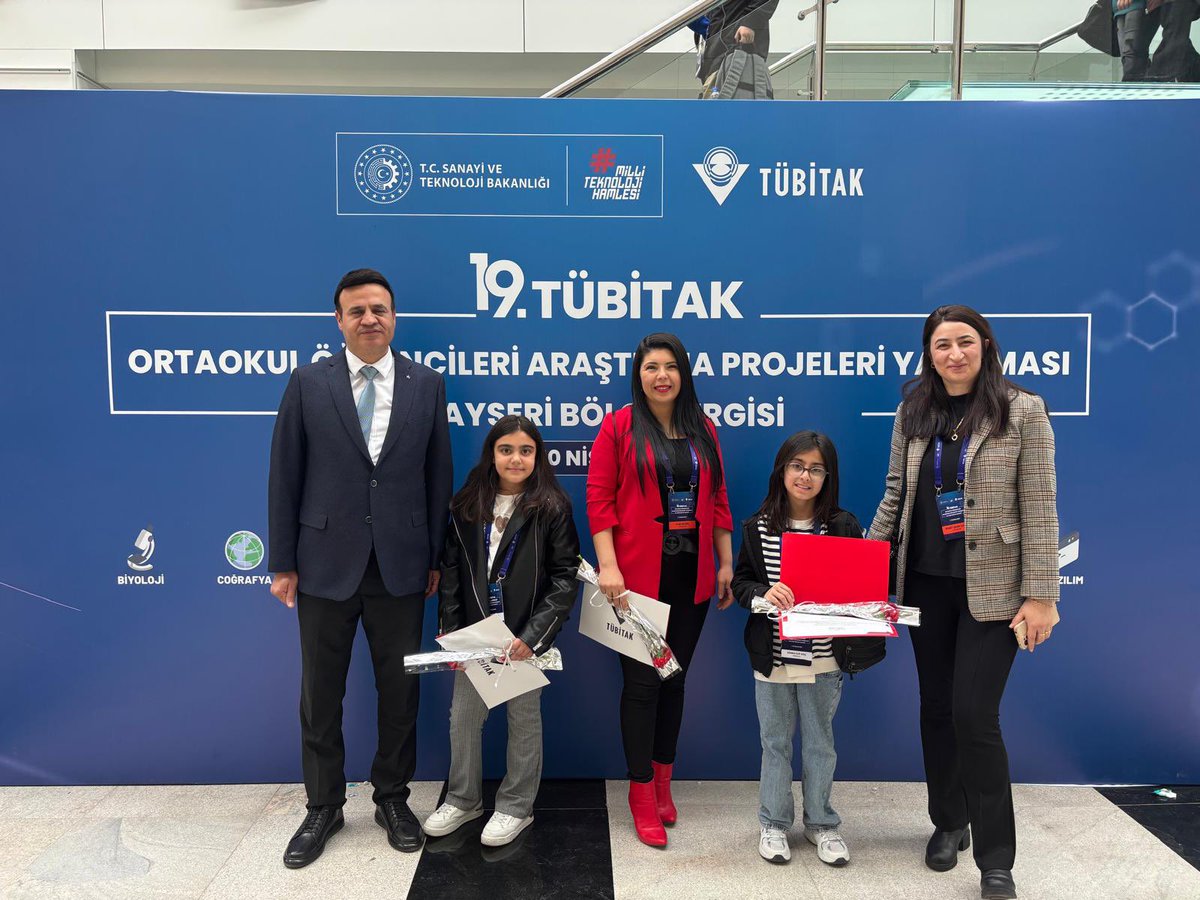 Yusuf Demir BİLSEM Öğrencileri Bölge Araştırma Yarısında Üçüncülük Kazandı