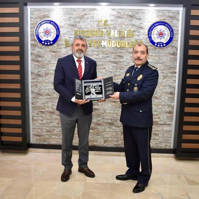 MÜSİAD Kırşehir, İl Emniyet Müdürünü 180. Kuruluş Yılında Ziyaret Etti