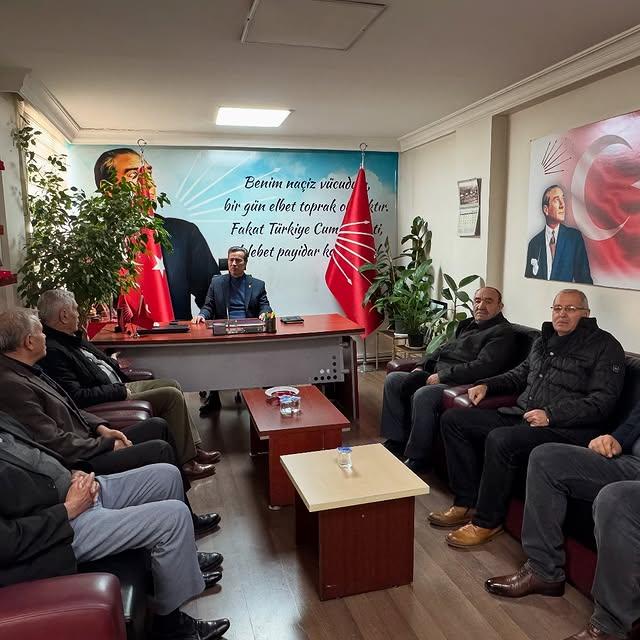 CHP Kayseri İl Teşkilatı, Pancar Ekicilerini Ziyaret Etti