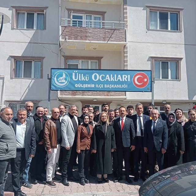 Nevşehir'de MHP Heyeti Ülkü Ocaklarını Ziyaret Etti