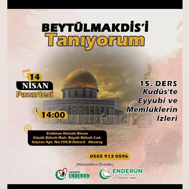 Aksaray'da Enderun Aileyi Koruma Derneği Eğitim Programları Başlıyor