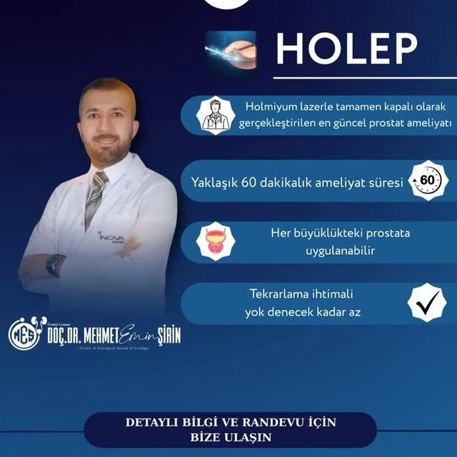 Aksaray İnova Hastanesi, Holep Ameliyatıyla Prostat Sorunlarına Hızlı Çözüm Sunuyor