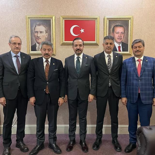 AK Parti Heyetleri Türk Devletleri ile İlişkiler Başkanını Ziyaret Etti