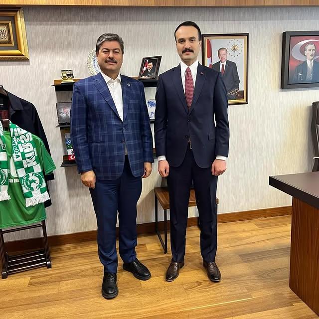 Kırşehir Milletvekili Erbakan, Akpınar Kaymakamı Erdoğan'ı Ziyaret Etti