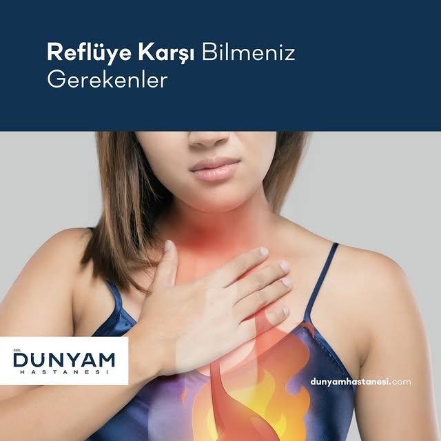 Kayseri Dünyam Hastanesi Reflü Hakkında Bilgilendirme