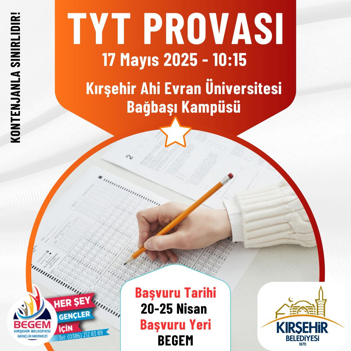 Kırşehir Belediyesi Öğrencilere Yıl Boyu Hazırlık Kampı Düzenleyecek
