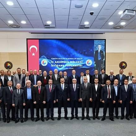 Kırşehir Ticaret Borsası Bölge Toplantısına Katıldı
