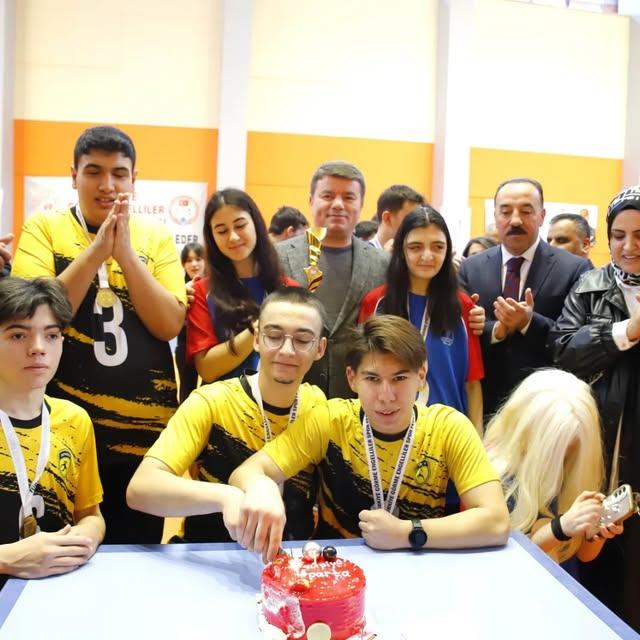 Aksaray'da Goalball Kupası Ödül Töreni Yapıldı