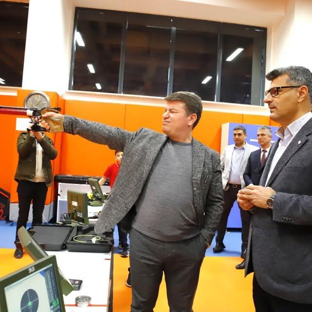 Aksaray'da Yusuf Dikeç'i Misafir Aldılar, Mini Atış Turnuvası Düzenlendi