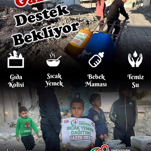 Aksaray'da Yangından Çıkan Enderun Ailesine Destek Artıyor