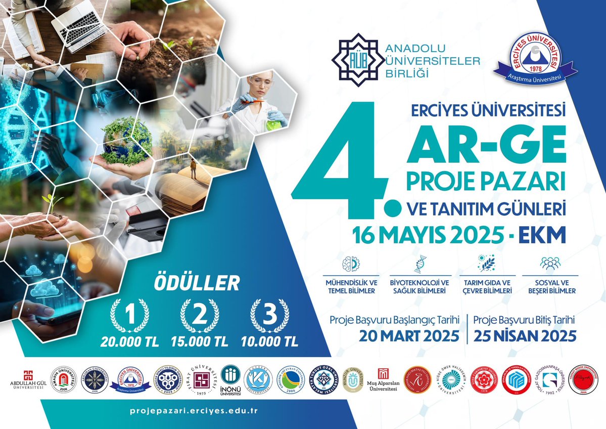 Anadolu Üniversiteler Birliği Ar-Ge Proje Pazarı Başvuruları Uzatıldı