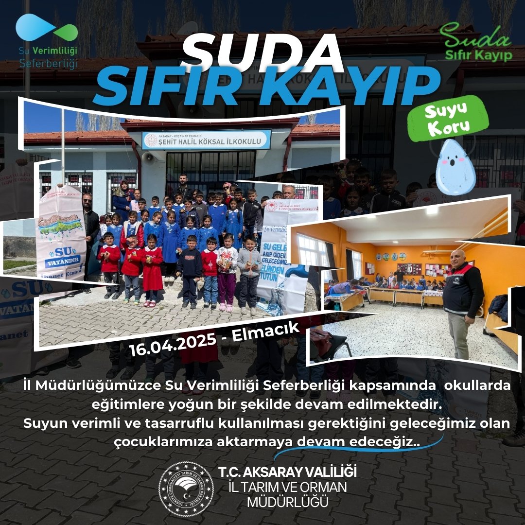 Aksaray’da Elma Üretiminde Su Verimliliği Eğitimi