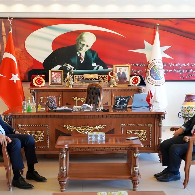 Milliyetçi Hareket Partisi İl Başkanı Kaman'a Ziyaret Etti