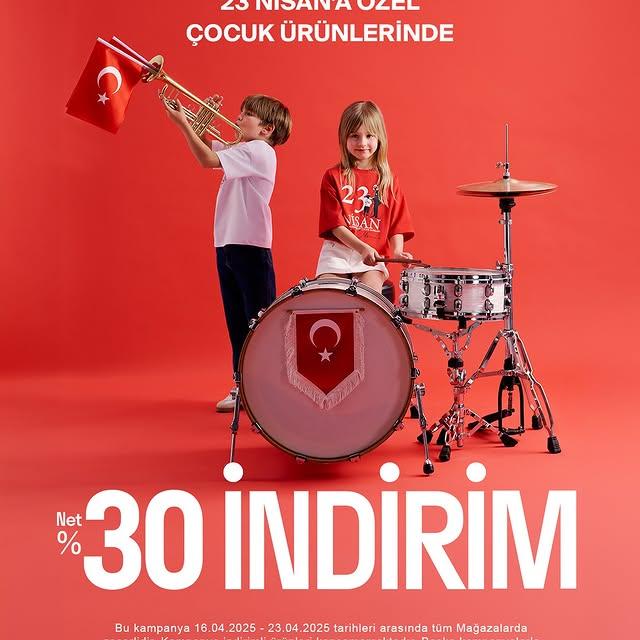 Koton Kid'de 23 Nisan Coşkusu: Çocuk Ürünlerinde %30 İndirim