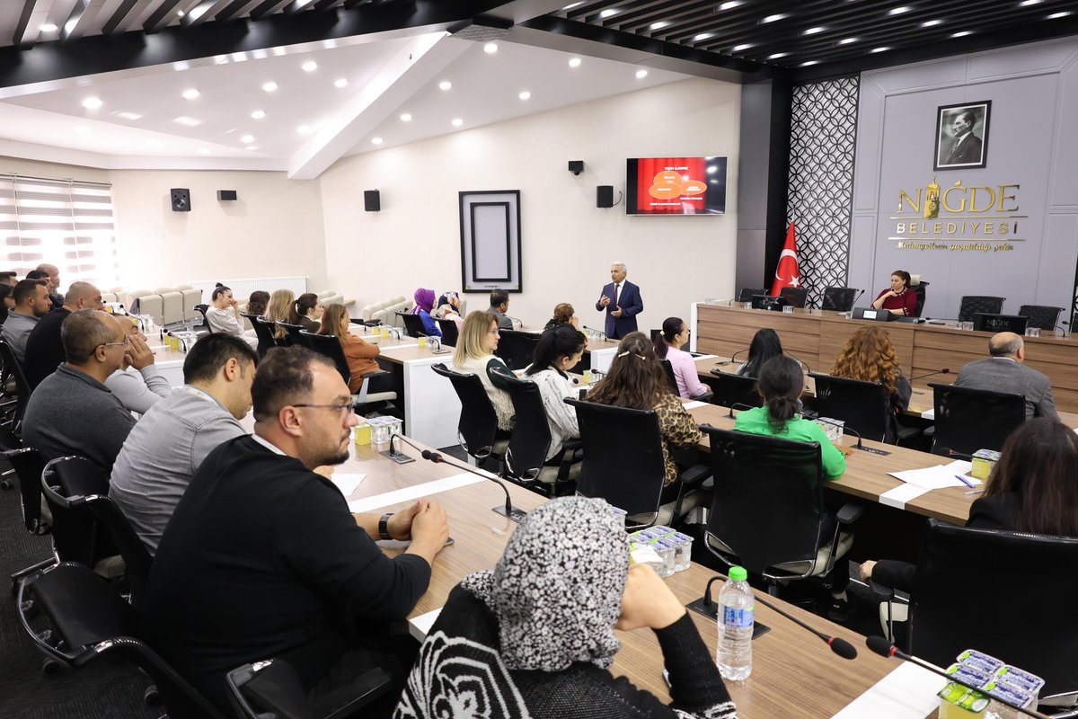 Niğde Belediyesi Protokol Eğitimini Gerçekleştirdi