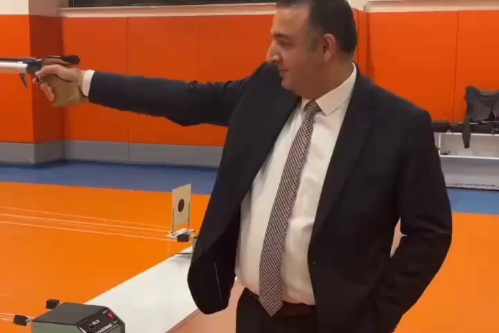 Aksaray'da Milli Atıcı Yusuf Dikeç Sporcularla Buluştu