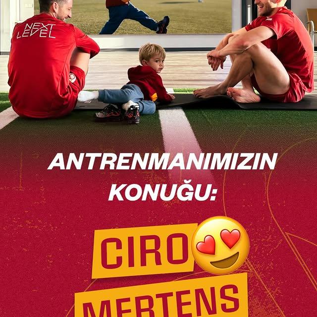 Galatasaray YouTube Kanalında Yeni İçerik: Ciro Mertens Antrenmanına Özel