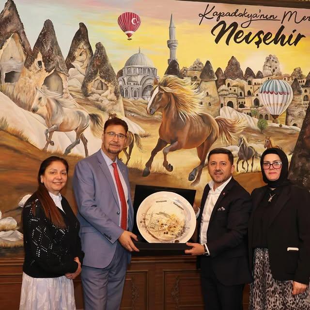 İngiliz Parlamenteri Mohammed Afzal Khan Nevşehir'i Ziyaret Etti
