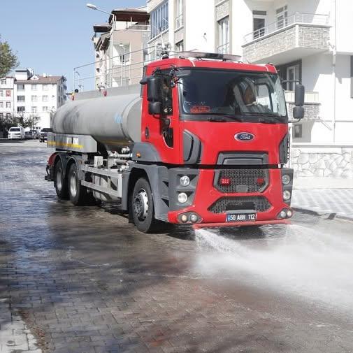 Nevşehir Belediyesi Güzelyurt'ta Kapsamlı Temizlik Çalışması Gerçekleştirdi