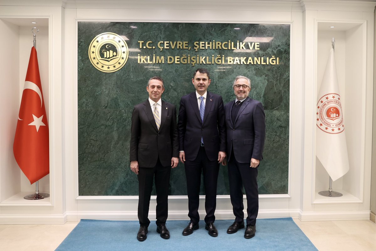 Çevre Bakanı Kurum, Fenerbahçe'yi Ağırladı