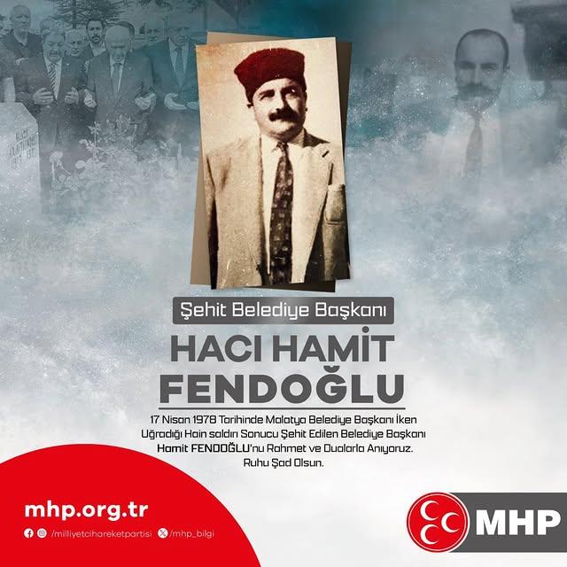 Niğde Milletvekili Hamit Fendoğlu'nu Anma