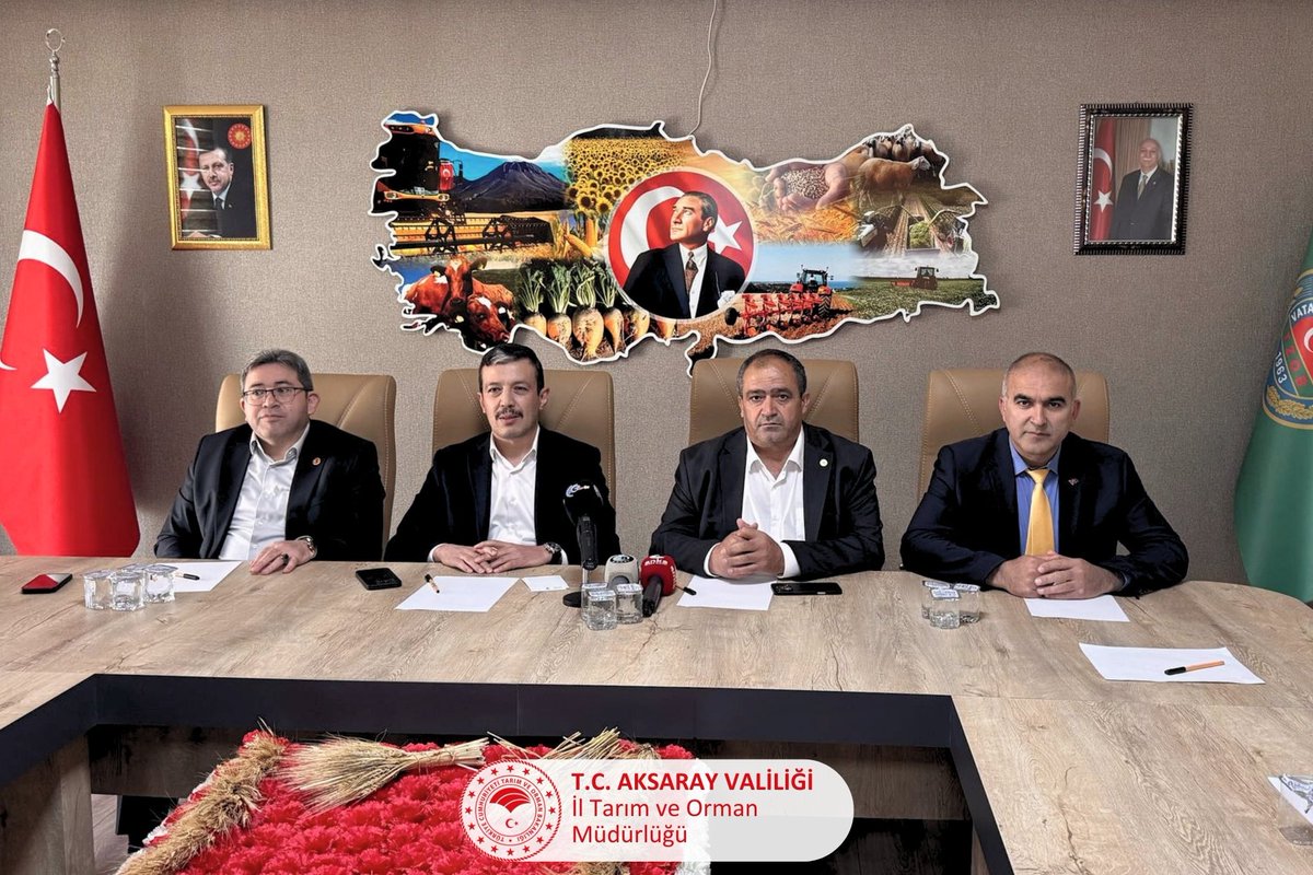 Aksaray'da Zirai Don Olayına Bilgilendirme Toplantısı