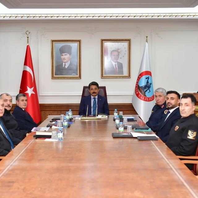 Kırşehir'de Üniversite Güvenliği Koordinasyon Toplantısı