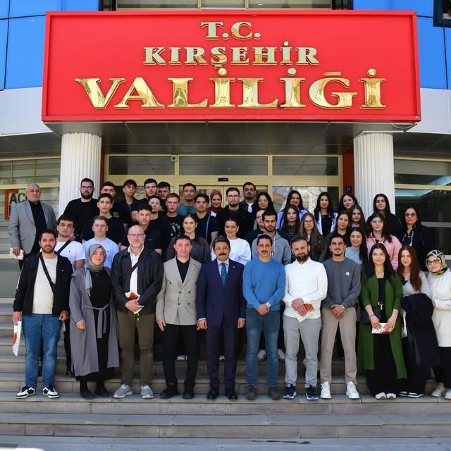 Kırşehir Valiliği, Alman Türk Gençleri Derneğini Kutsal Toplantı Düzenledi