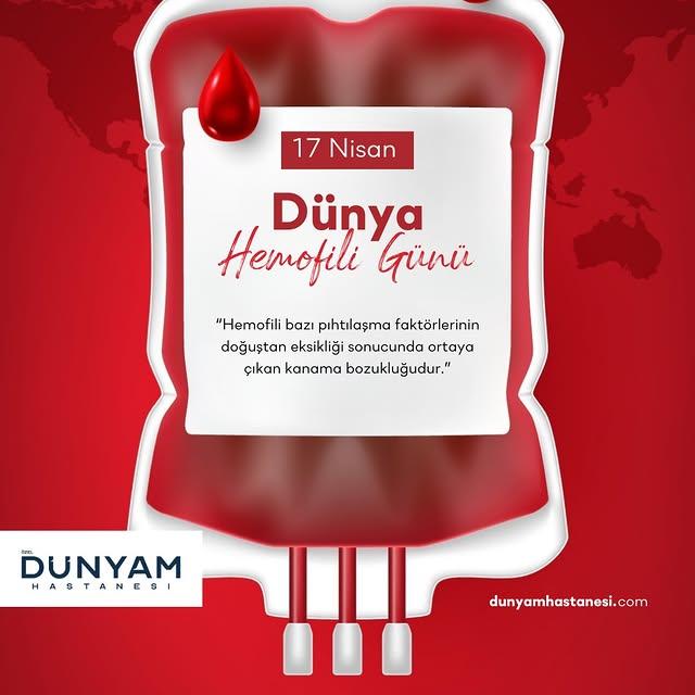 Kayseri'de 17 Nisan Dünya Hemofili Günü Bilgilendirme
