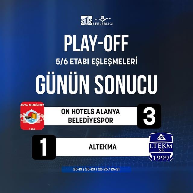 On Hotels Alanya Belediyespor, Altekma'yı Mağlup Ederek Liderlik Koltuğunu Gürdü