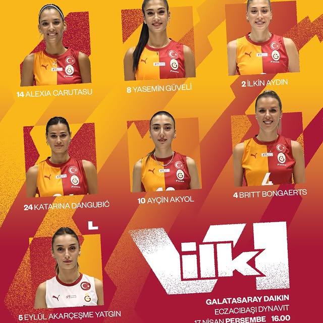 Galatasaray Voleybolda Eczacıbaşı Dynavite Yenerek İlk 6'ya Giriş Yaptı