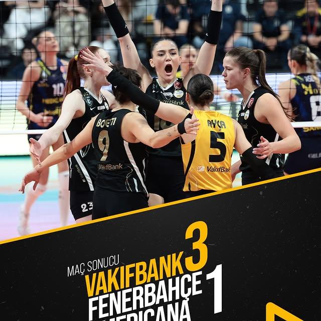 VakıfBank, Final Serisine Galibiyetle Başladı