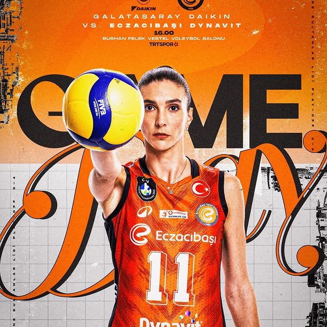 Eczacıbaşı, Galatasaray Daikin'i Setleri Atlayarak Yenerek Play-Off 34 Etabını Açtı