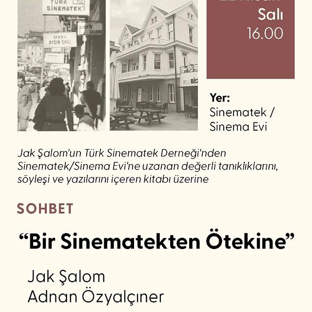 Sinematek Sinema Evi, Adnan Özyalçıner ile 