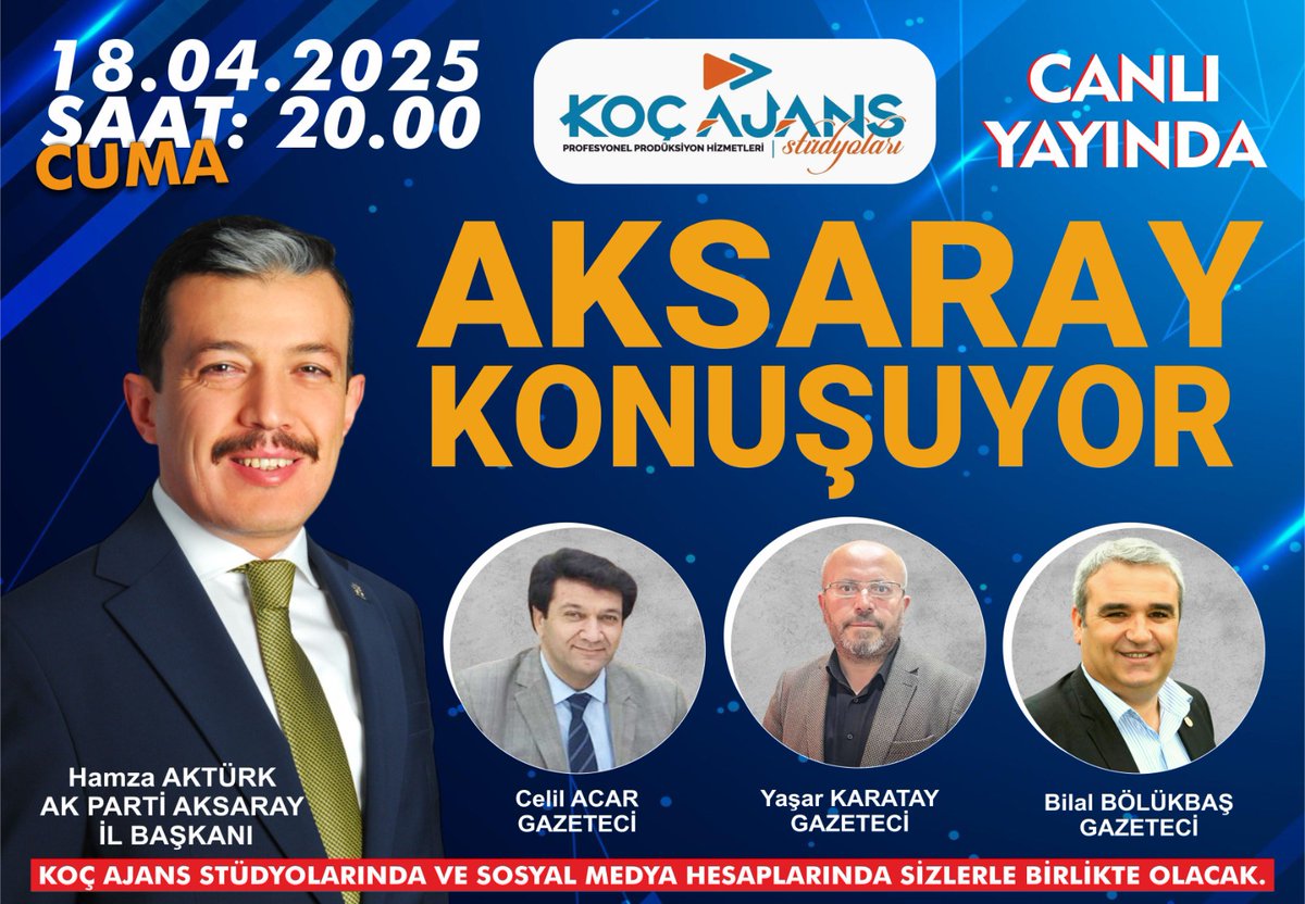 Aksaray İl Başkanı Hamza Aktürk 