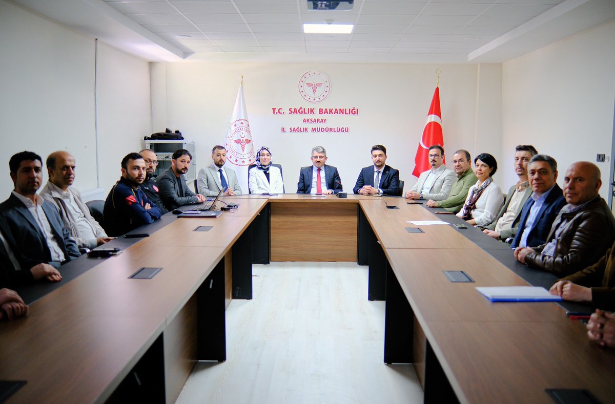 Aksaray'da Acil Sağlık Hizmetleri Koordinasyon Komisyonu Toplantısı