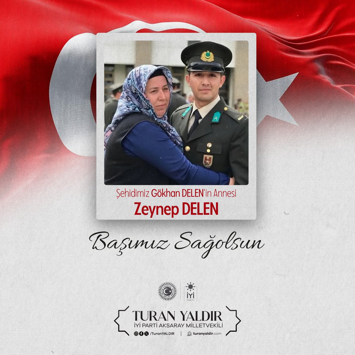 Aksaraylı Şehit Üsteğmenin Annesi Hayata Geçemez